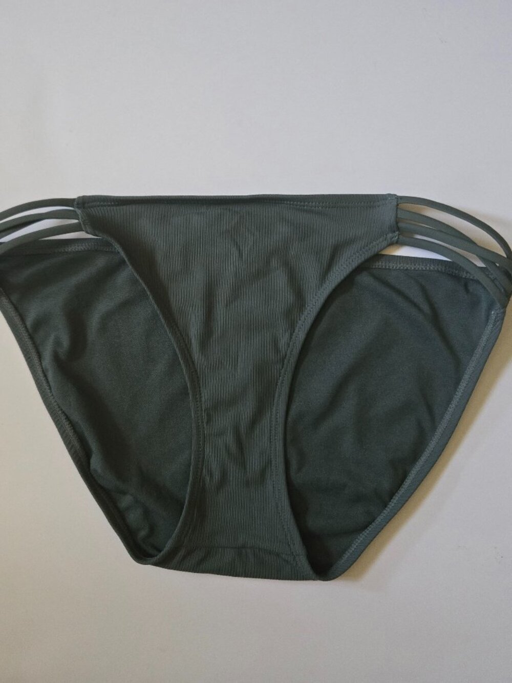 Xhilaration Army Green Bikini Bottoms Size M